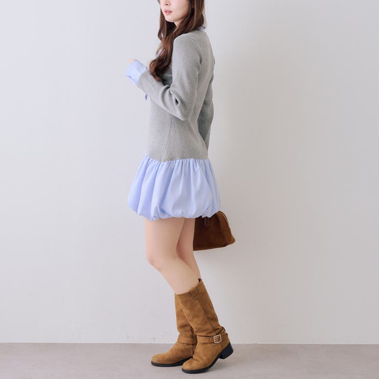 リボン&バルーンドッキングワンピース | NICE CLAUP / OLIVE des OLIVE　OUTLET | 詳細画像15 