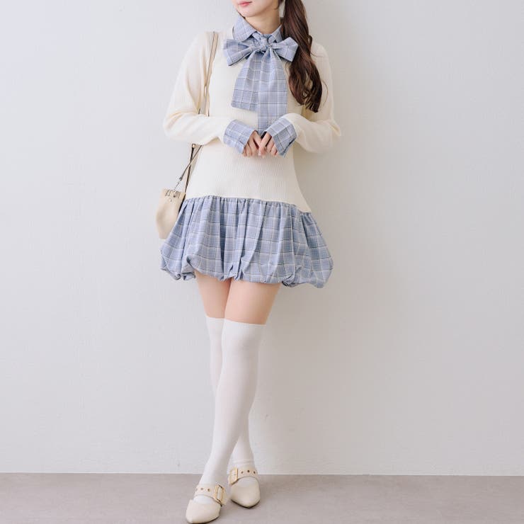 リボン&バルーンドッキングワンピース | NICE CLAUP / OLIVE des OLIVE　OUTLET | 詳細画像22 