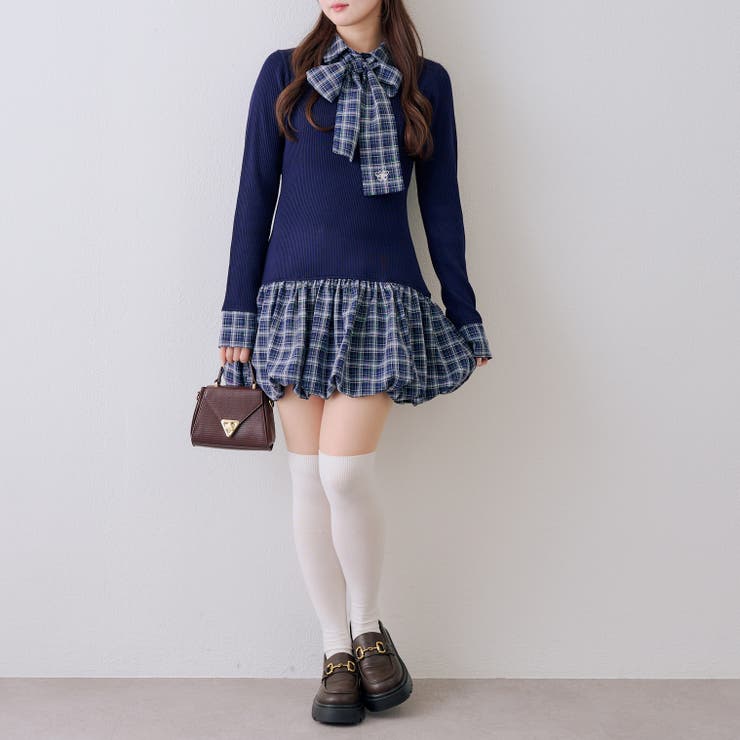 リボン&バルーンドッキングワンピース | NICE CLAUP / OLIVE des OLIVE　OUTLET | 詳細画像30 