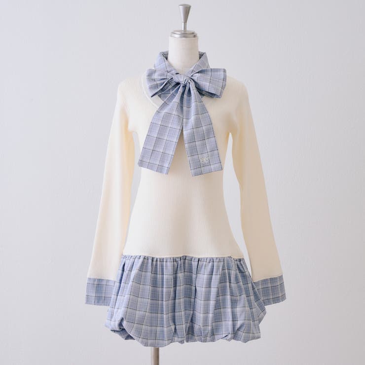 リボン&バルーンドッキングワンピース | NICE CLAUP / OLIVE des OLIVE　OUTLET | 詳細画像34 