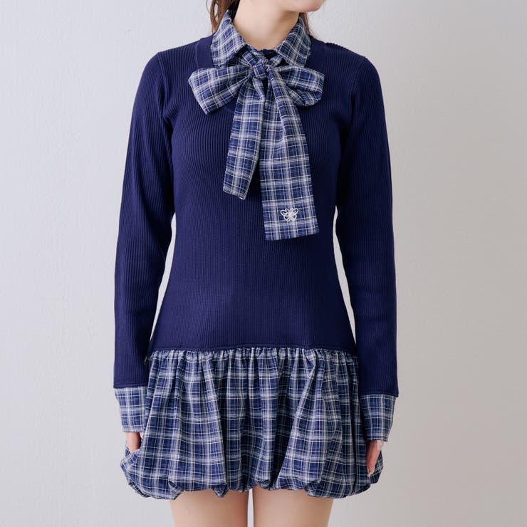 リボン&バルーンドッキングワンピース | NICE CLAUP / OLIVE des OLIVE　OUTLET | 詳細画像36 