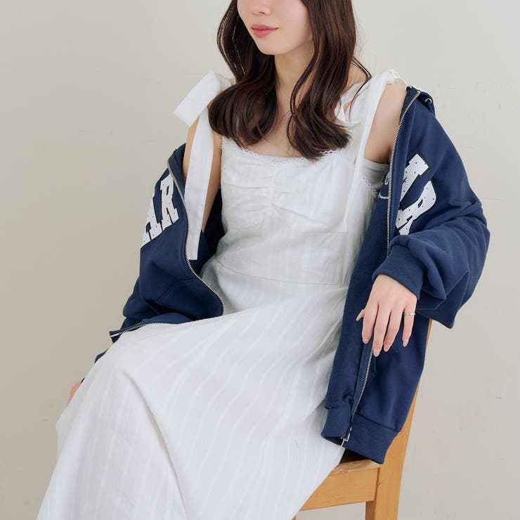 【5色展開】肩リボンキャミワンピース | RMAF　NICE CLAUP / OLIVE des OLIVE | 詳細画像9 