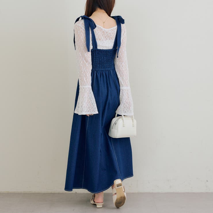 【5色展開】肩リボンキャミワンピース | RMAF　NICE CLAUP / OLIVE des OLIVE | 詳細画像21 