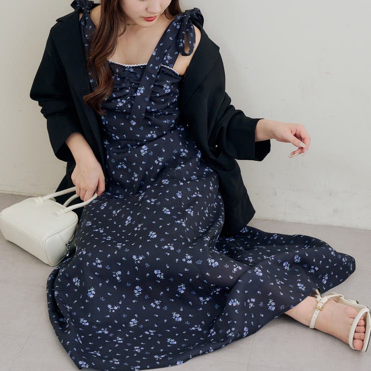 【5色展開】肩リボンキャミワンピース | RMAF　NICE CLAUP / OLIVE des OLIVE | 詳細画像22 