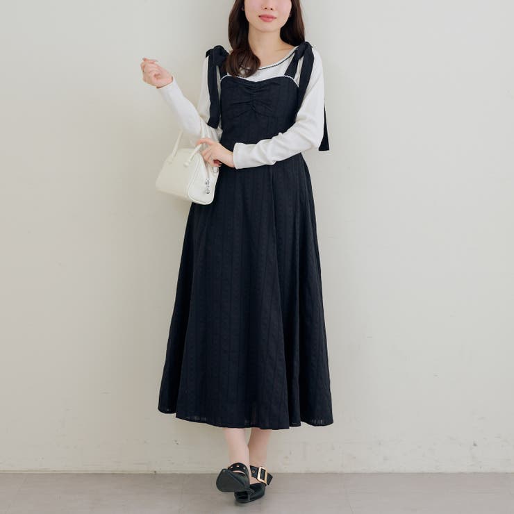 【5色展開】肩リボンキャミワンピース | RMAF　NICE CLAUP / OLIVE des OLIVE | 詳細画像33 