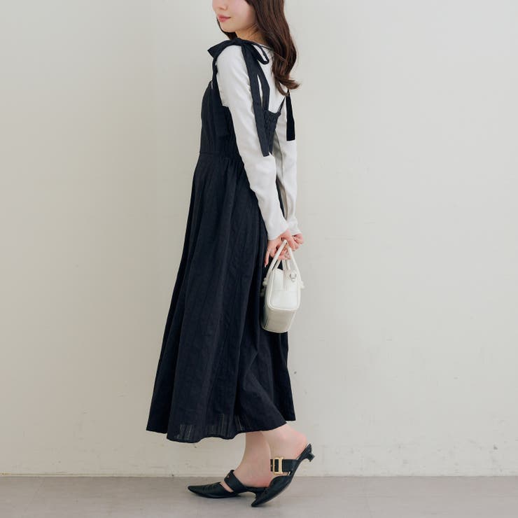 【5色展開】肩リボンキャミワンピース | RMAF　NICE CLAUP / OLIVE des OLIVE | 詳細画像35 