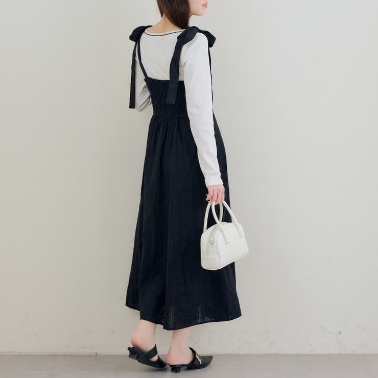 【5色展開】肩リボンキャミワンピース | RMAF　NICE CLAUP / OLIVE des OLIVE | 詳細画像36 