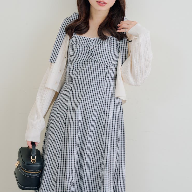 【5色展開】肩リボンキャミワンピース | RMAF　NICE CLAUP / OLIVE des OLIVE | 詳細画像2 