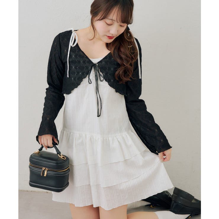 【セットアイテム】レースボレロ×キャミチュニック | RMAF　NICE CLAUP / OLIVE des OLIVE | 詳細画像8 