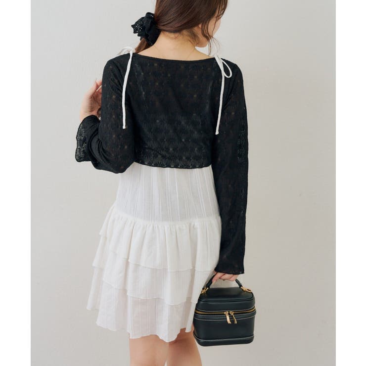 【セットアイテム】レースボレロ×キャミチュニック | RMAF　NICE CLAUP / OLIVE des OLIVE | 詳細画像12 