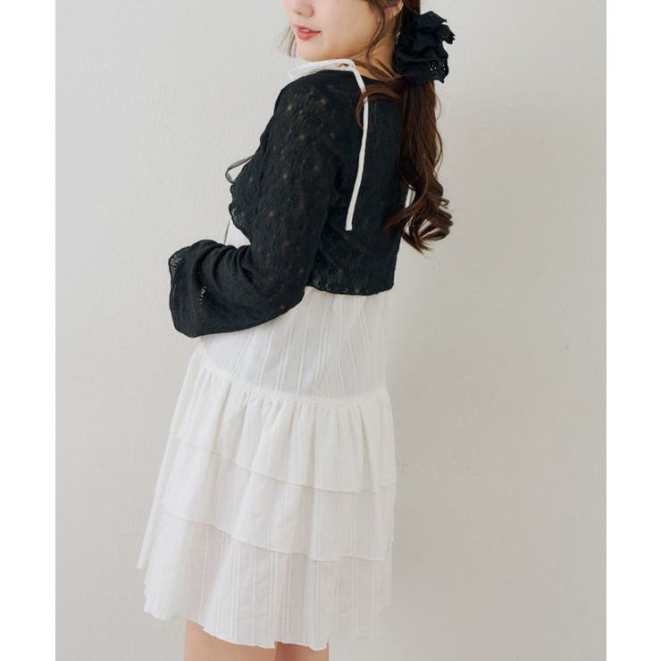 【セットアイテム】レースボレロ×キャミチュニック | RMAF　NICE CLAUP / OLIVE des OLIVE | 詳細画像14 