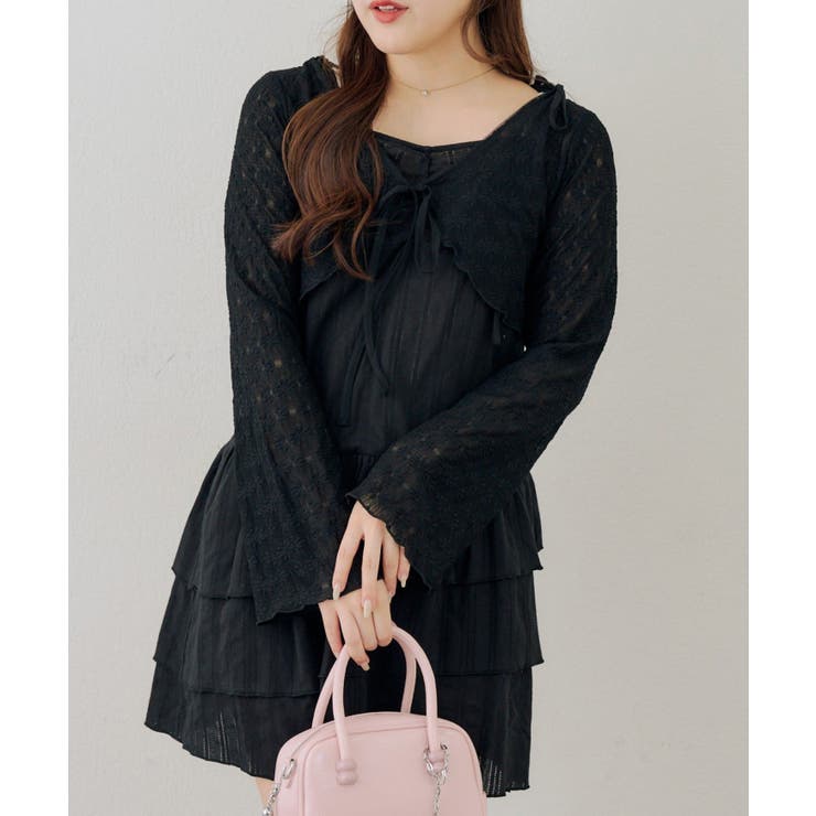 【セットアイテム】レースボレロ×キャミチュニック | RMAF　NICE CLAUP / OLIVE des OLIVE | 詳細画像15 