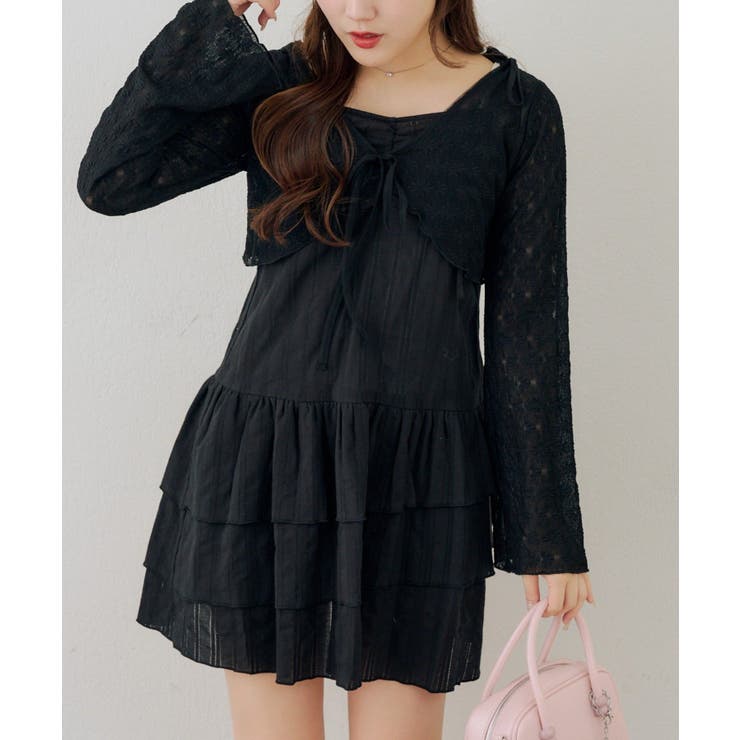 【セットアイテム】レースボレロ×キャミチュニック | RMAF　NICE CLAUP / OLIVE des OLIVE | 詳細画像18 