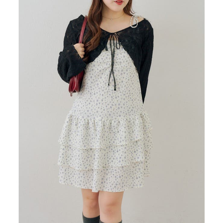 【セットアイテム】レースボレロ×キャミチュニック | RMAF　NICE CLAUP / OLIVE des OLIVE | 詳細画像21 