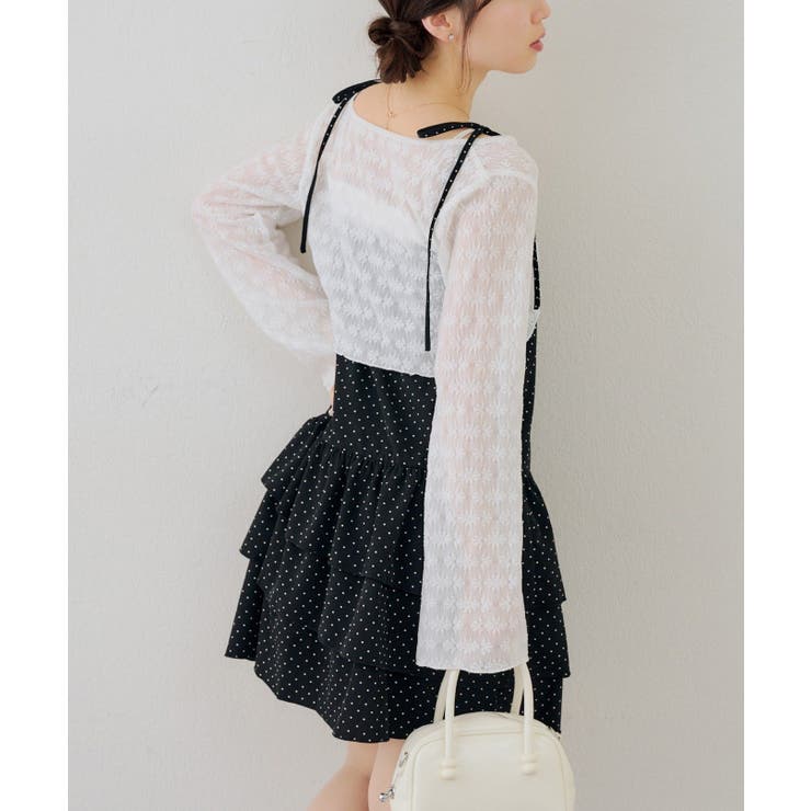 【セットアイテム】レースボレロ×キャミチュニック | RMAF　NICE CLAUP / OLIVE des OLIVE | 詳細画像32 