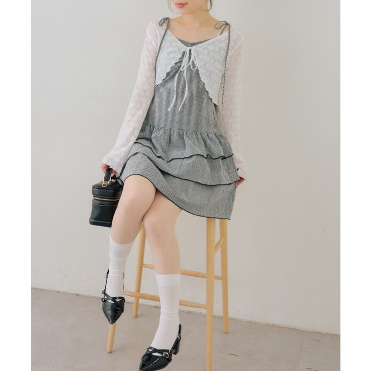 【セットアイテム】レースボレロ×キャミチュニック | RMAF　NICE CLAUP / OLIVE des OLIVE | 詳細画像2 