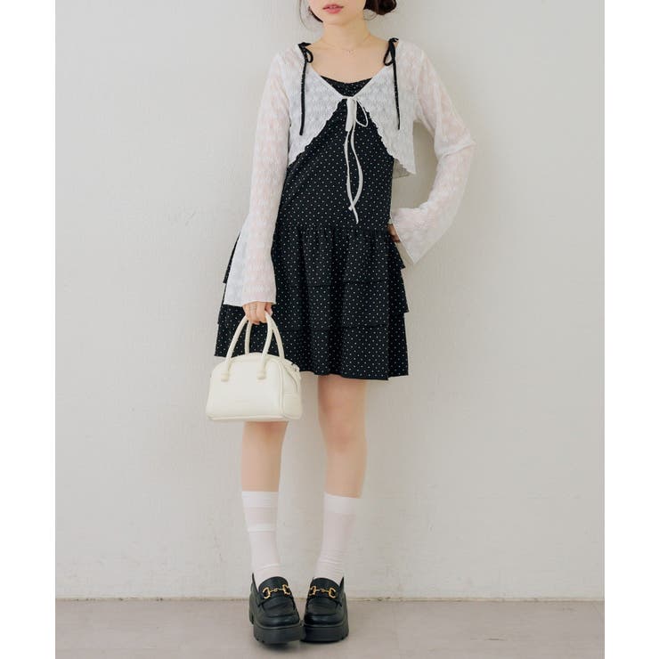 ドット | 【セットアイテム】レースボレロ×キャミチュニック | RMAF　NICE CLAUP / OLIVE des OLIVE