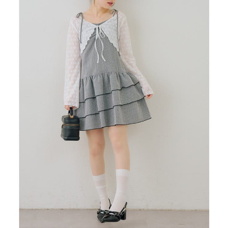 【セットアイテム】レースボレロ×キャミチュニック | RMAF　NICE CLAUP / OLIVE des OLIVE | 詳細画像3 