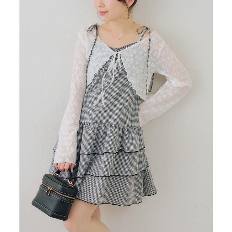 【セットアイテム】レースボレロ×キャミチュニック | RMAF　NICE CLAUP / OLIVE des OLIVE | 詳細画像4 