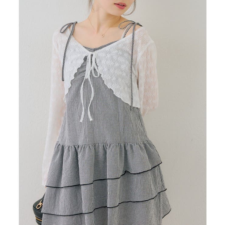 【セットアイテム】レースボレロ×キャミチュニック | RMAF　NICE CLAUP / OLIVE des OLIVE | 詳細画像5 