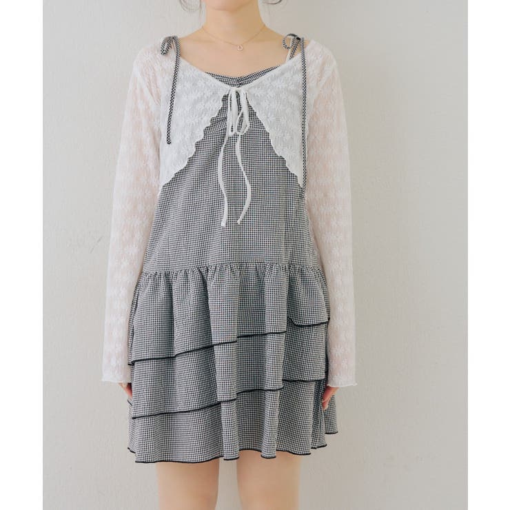 【セットアイテム】レースボレロ×キャミチュニック | RMAF　NICE CLAUP / OLIVE des OLIVE | 詳細画像35 