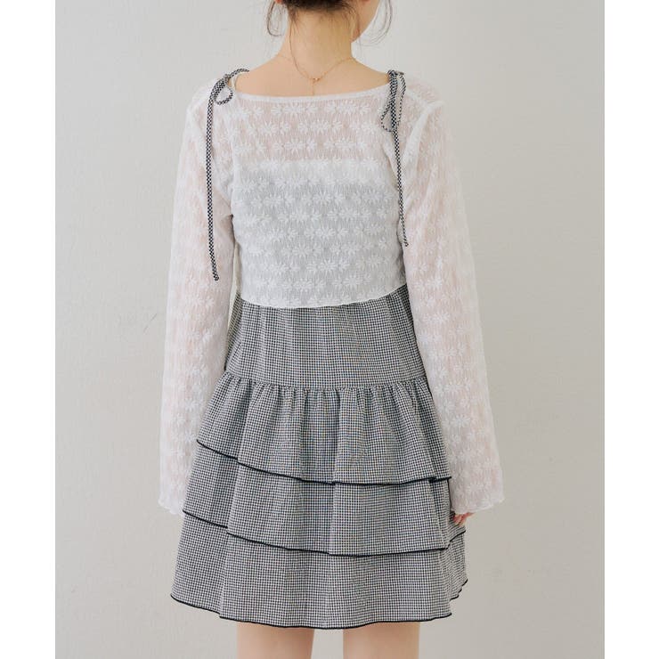 【セットアイテム】レースボレロ×キャミチュニック | RMAF　NICE CLAUP / OLIVE des OLIVE | 詳細画像37 