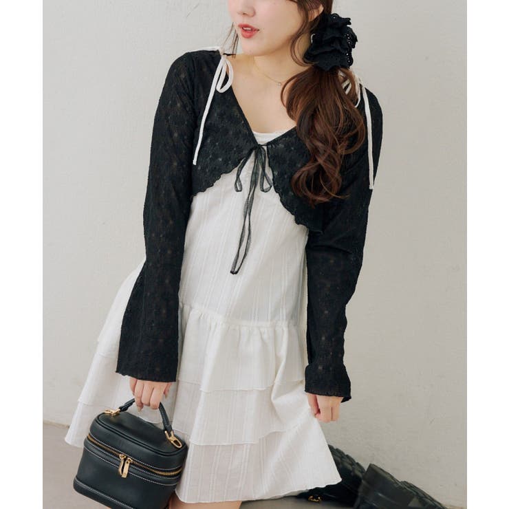 オフ | 【セットアイテム】レースボレロ×キャミチュニック | RMAF　NICE CLAUP / OLIVE des OLIVE