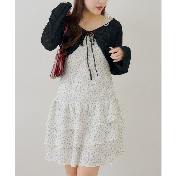 花柄 | 【セットアイテム】レースボレロ×キャミチュニック | RMAF　NICE CLAUP / OLIVE des OLIVE