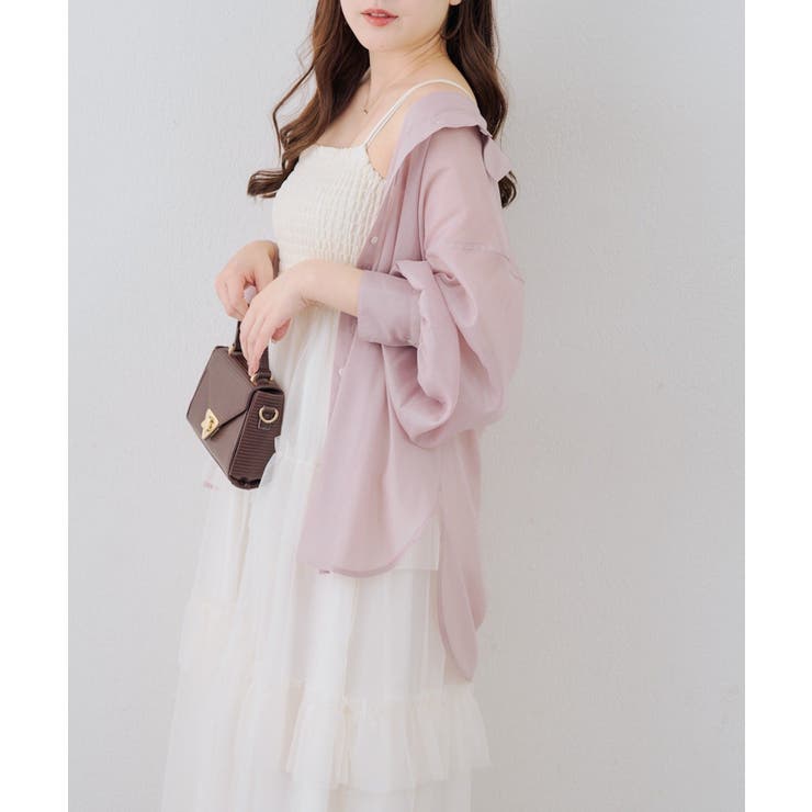 シャーリングティアードキャミワンピース | NICE CLAUP / OLIVE des OLIVE　OUTLET | 詳細画像15 