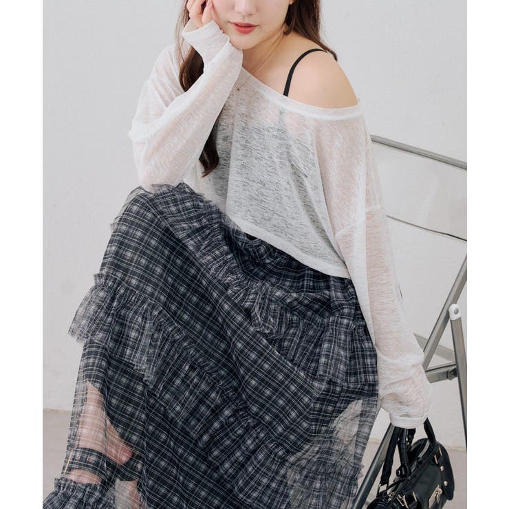 シャーリングティアードキャミワンピース | NICE CLAUP / OLIVE des OLIVE　OUTLET | 詳細画像17 