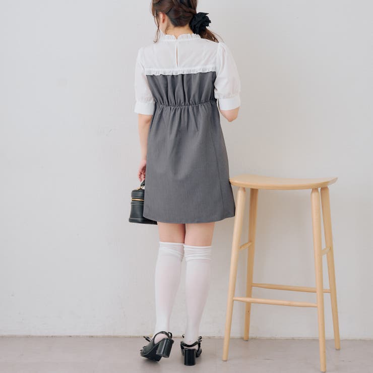 【リボンコレクション】前あきミニワンピース | RMAF　NICE CLAUP / OLIVE des OLIVE | 詳細画像10 