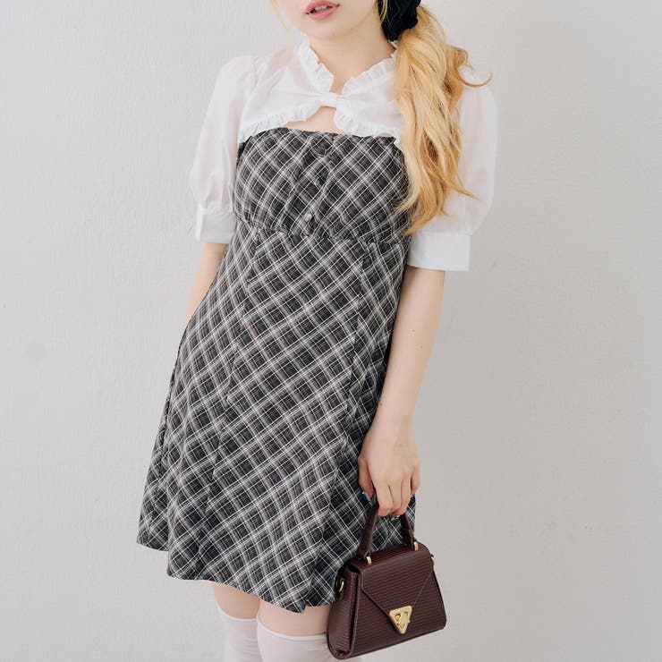 リボンコレクション】前あきミニワンピース[品番：OLOW0017756]｜RMAF