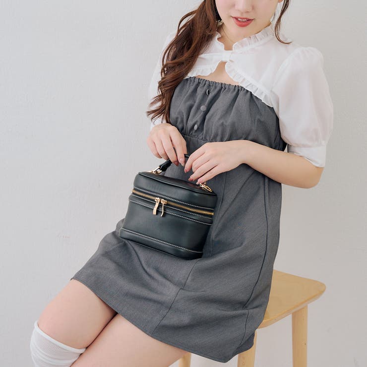 【リボンコレクション】前あきミニワンピース | RMAF　NICE CLAUP / OLIVE des OLIVE | 詳細画像2 