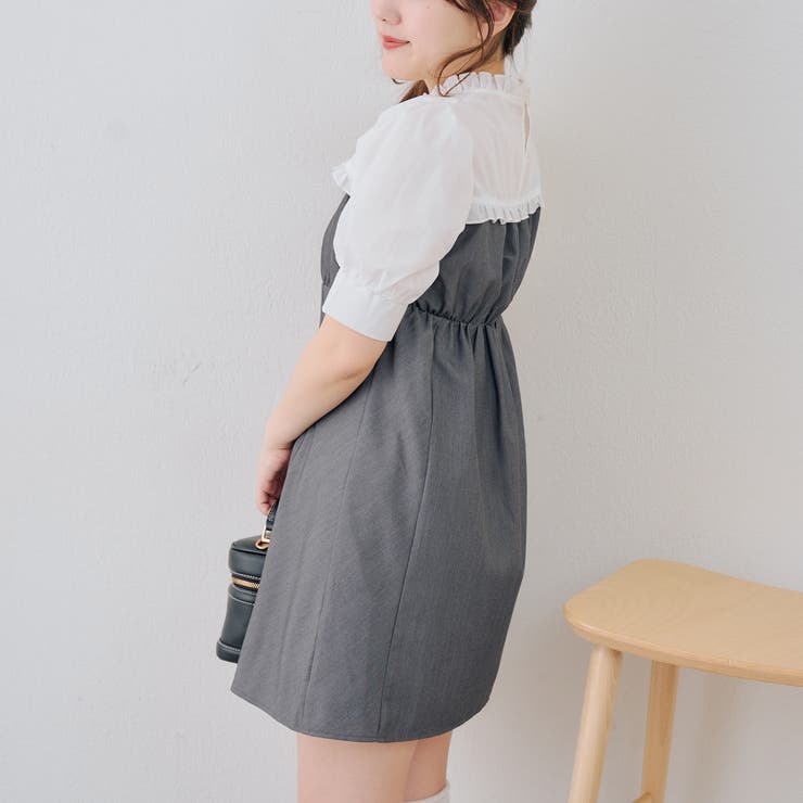 【リボンコレクション】前あきミニワンピース | RMAF　NICE CLAUP / OLIVE des OLIVE | 詳細画像4 