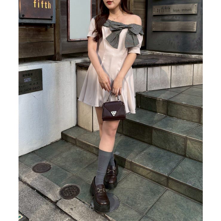 【リボンコレクション】リボンミニワンピース | RMAF　NICE CLAUP / OLIVE des OLIVE | 詳細画像11 