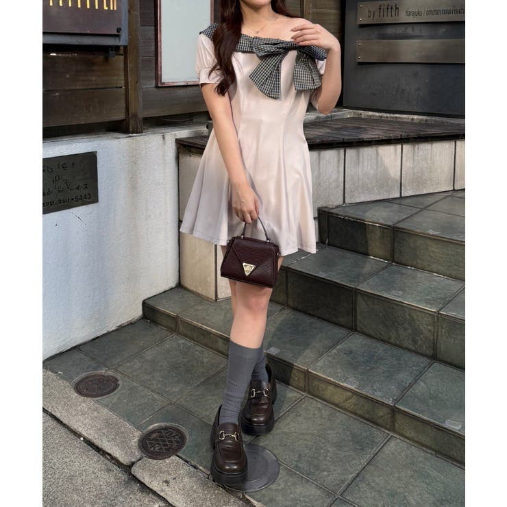 【リボンコレクション】リボンミニワンピース | RMAF　NICE CLAUP / OLIVE des OLIVE | 詳細画像14 