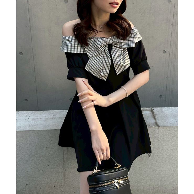 【リボンコレクション】リボンミニワンピース | RMAF　NICE CLAUP / OLIVE des OLIVE | 詳細画像3 