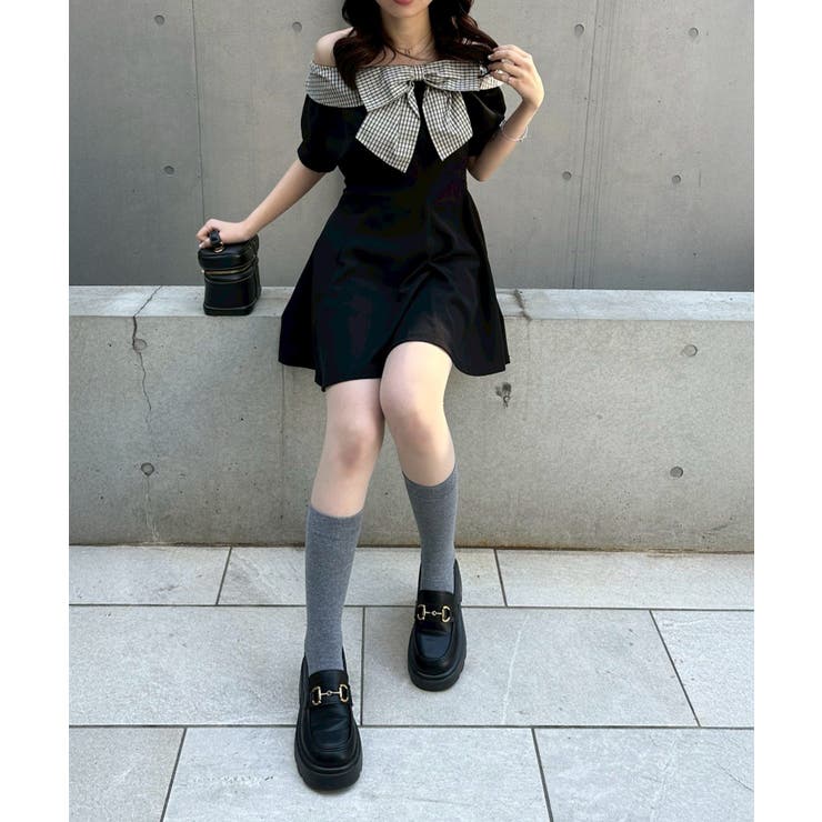 【リボンコレクション】リボンミニワンピース | RMAF　NICE CLAUP / OLIVE des OLIVE | 詳細画像4 