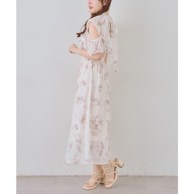 肩開き後リボンワンピース | RMAF　NICE CLAUP / OLIVE des OLIVE | 詳細画像7 