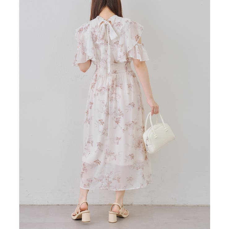 肩開き後リボンワンピース | RMAF　NICE CLAUP / OLIVE des OLIVE | 詳細画像8 