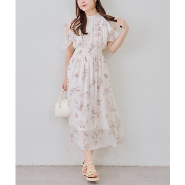 肩開き後リボンワンピース | RMAF　NICE CLAUP / OLIVE des OLIVE | 詳細画像10 