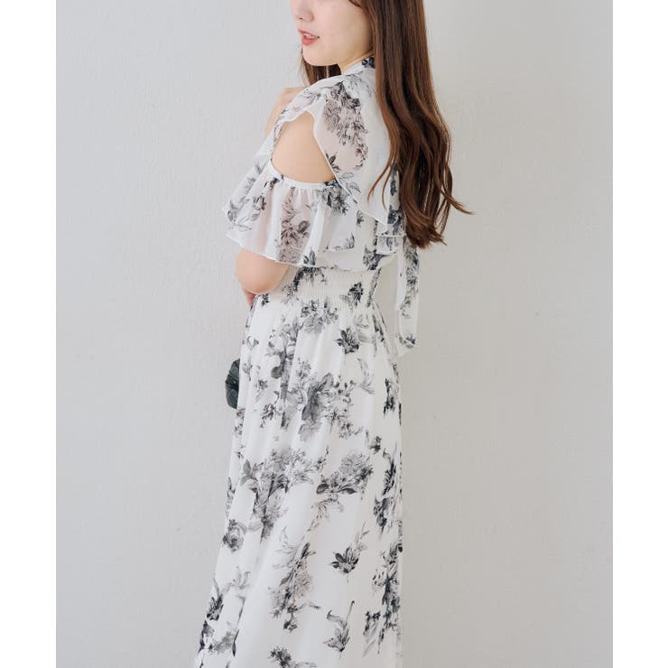 肩開き後リボンワンピース | RMAF　NICE CLAUP / OLIVE des OLIVE | 詳細画像12 