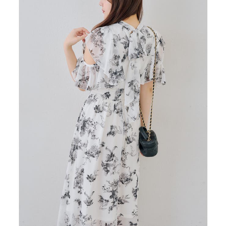 肩開き後リボンワンピース | RMAF　NICE CLAUP / OLIVE des OLIVE | 詳細画像13 