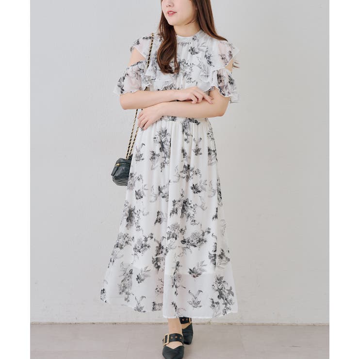 肩開き後リボンワンピース | RMAF　NICE CLAUP / OLIVE des OLIVE | 詳細画像14 