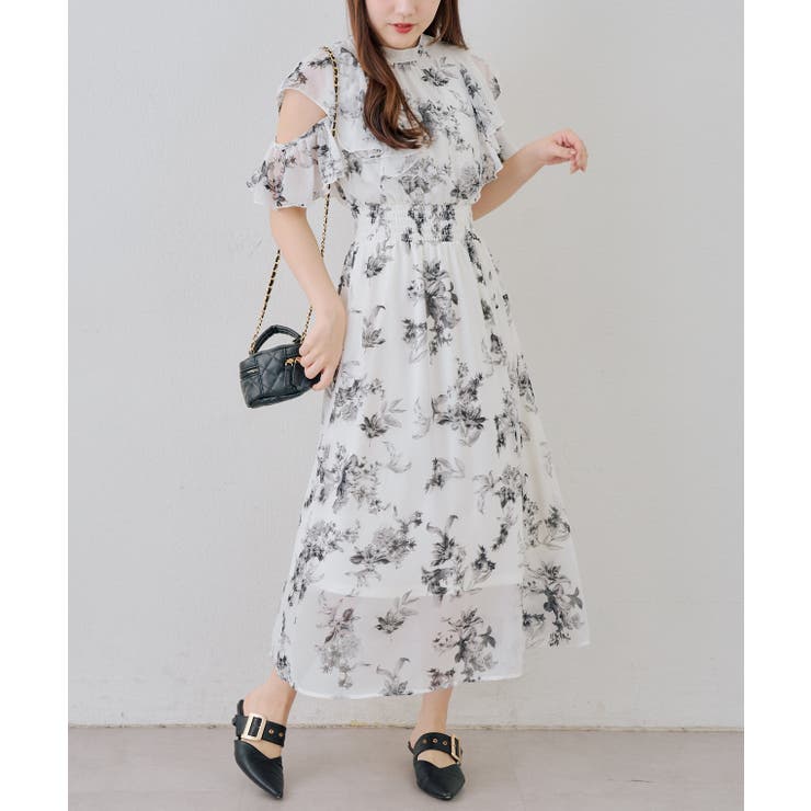 肩開き後リボンワンピース | RMAF　NICE CLAUP / OLIVE des OLIVE | 詳細画像15 