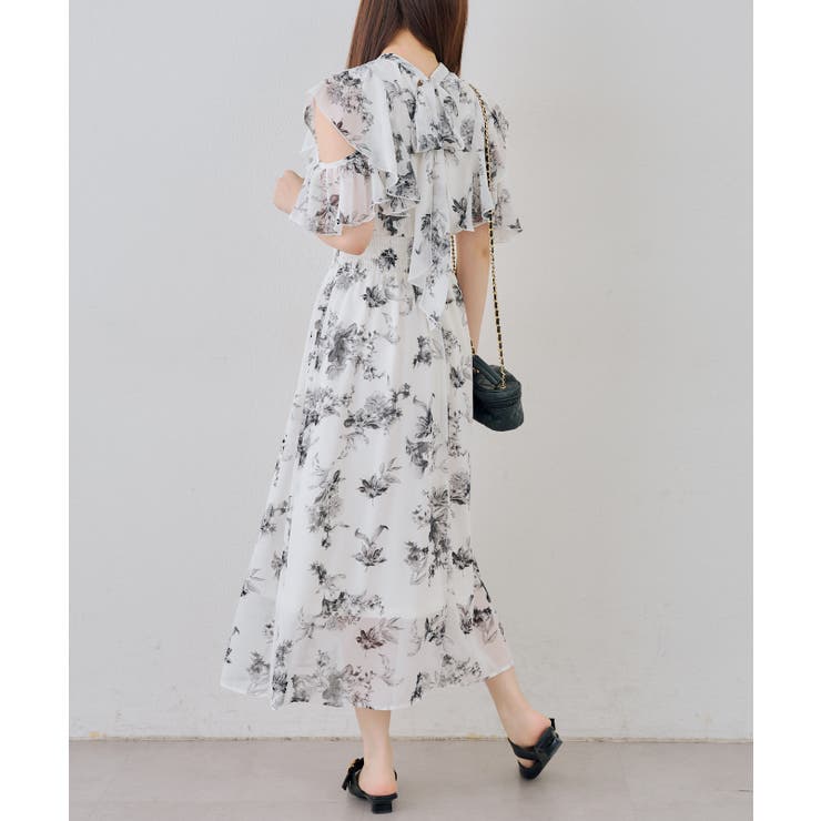 肩開き後リボンワンピース | RMAF　NICE CLAUP / OLIVE des OLIVE | 詳細画像16 