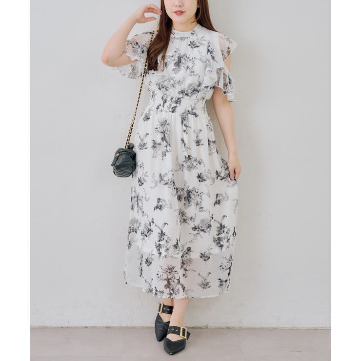 肩開き後リボンワンピース | RMAF　NICE CLAUP / OLIVE des OLIVE | 詳細画像17 