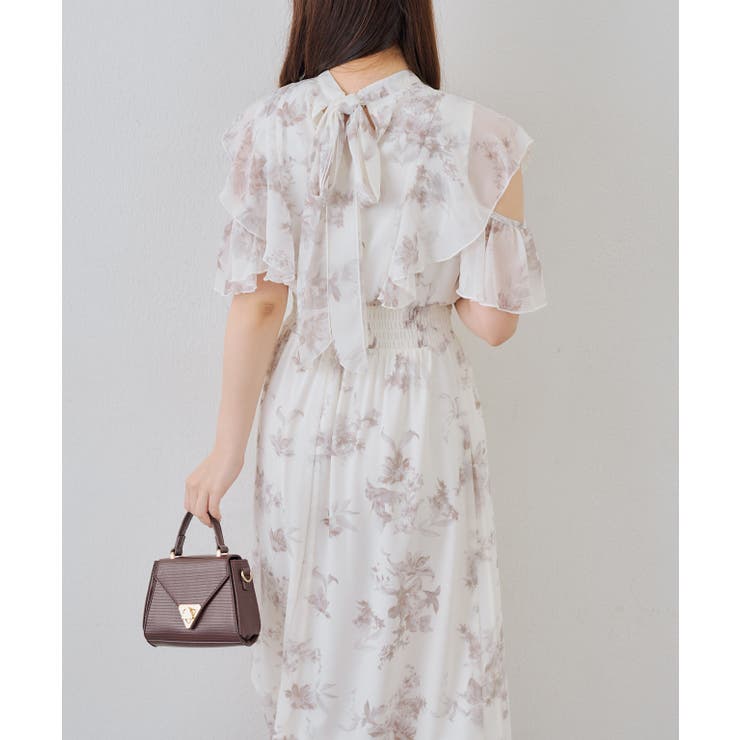 肩開き後リボンワンピース | RMAF　NICE CLAUP / OLIVE des OLIVE | 詳細画像20 