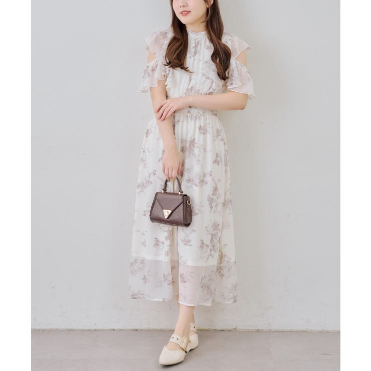 肩開き後リボンワンピース | RMAF　NICE CLAUP / OLIVE des OLIVE | 詳細画像21 