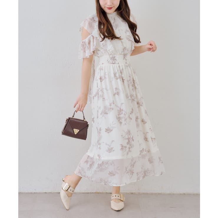 肩開き後リボンワンピース | RMAF　NICE CLAUP / OLIVE des OLIVE | 詳細画像22 